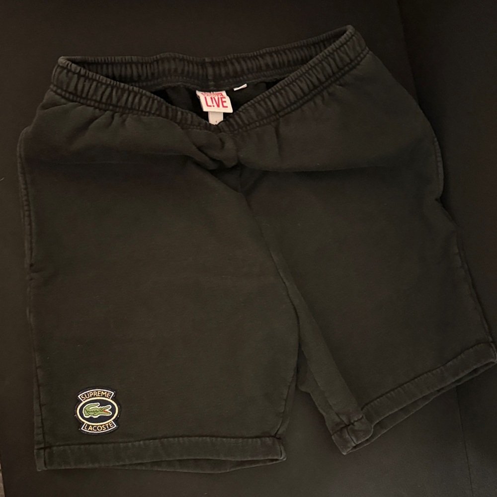 Supreme Lacoste Men's Black Shorts